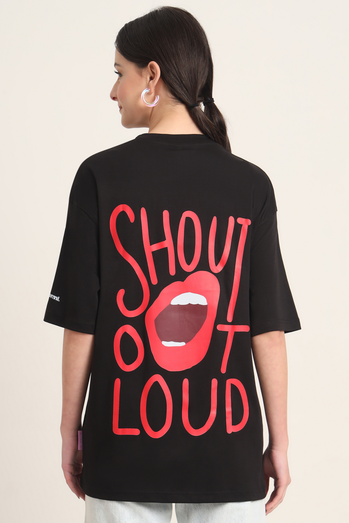 Shout Out Loud Oversized Aesthetic T-shirt