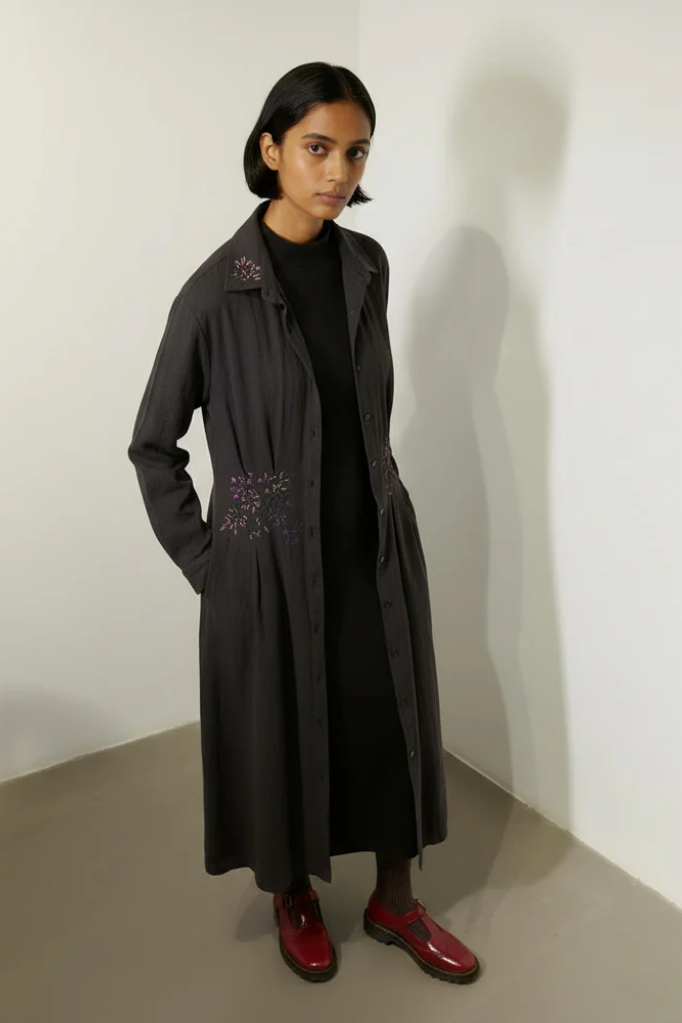 CECILE EMBROIDERED DRESS