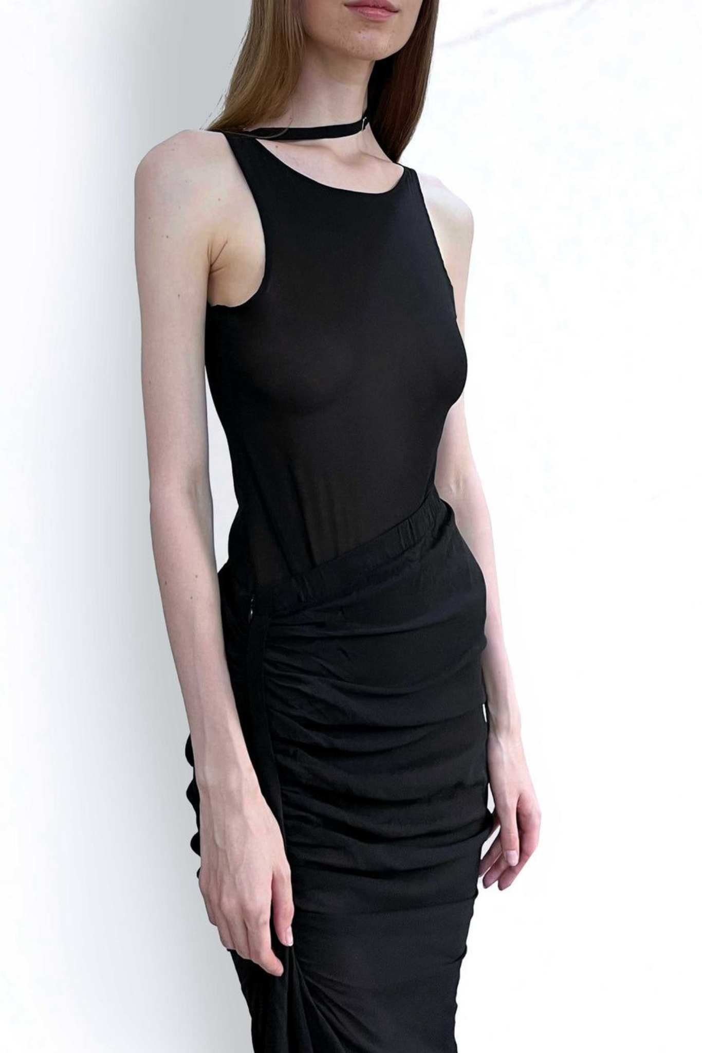 Pure Silk Drape Skirt