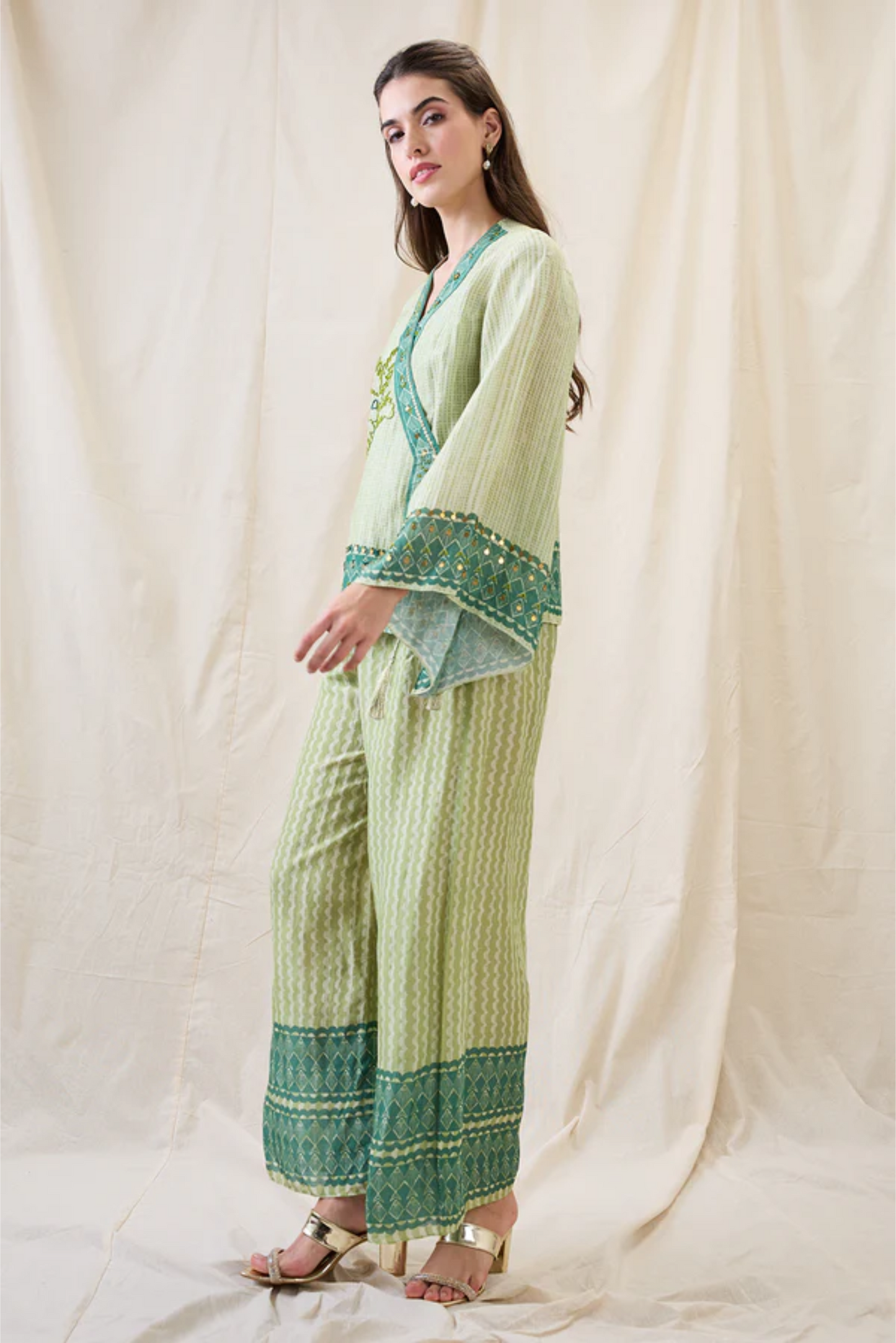 Noorani Embellished Angarkha Set