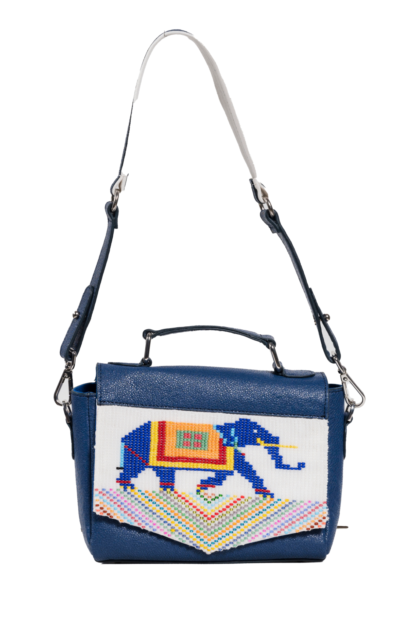Dhara elephant parade beadwork purse