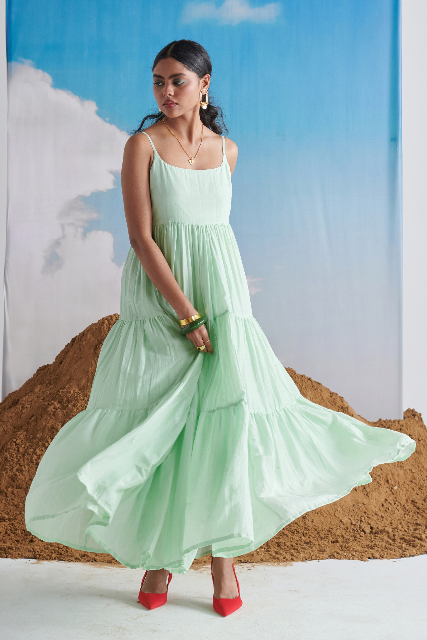 MINTY MEHFIL DRESS