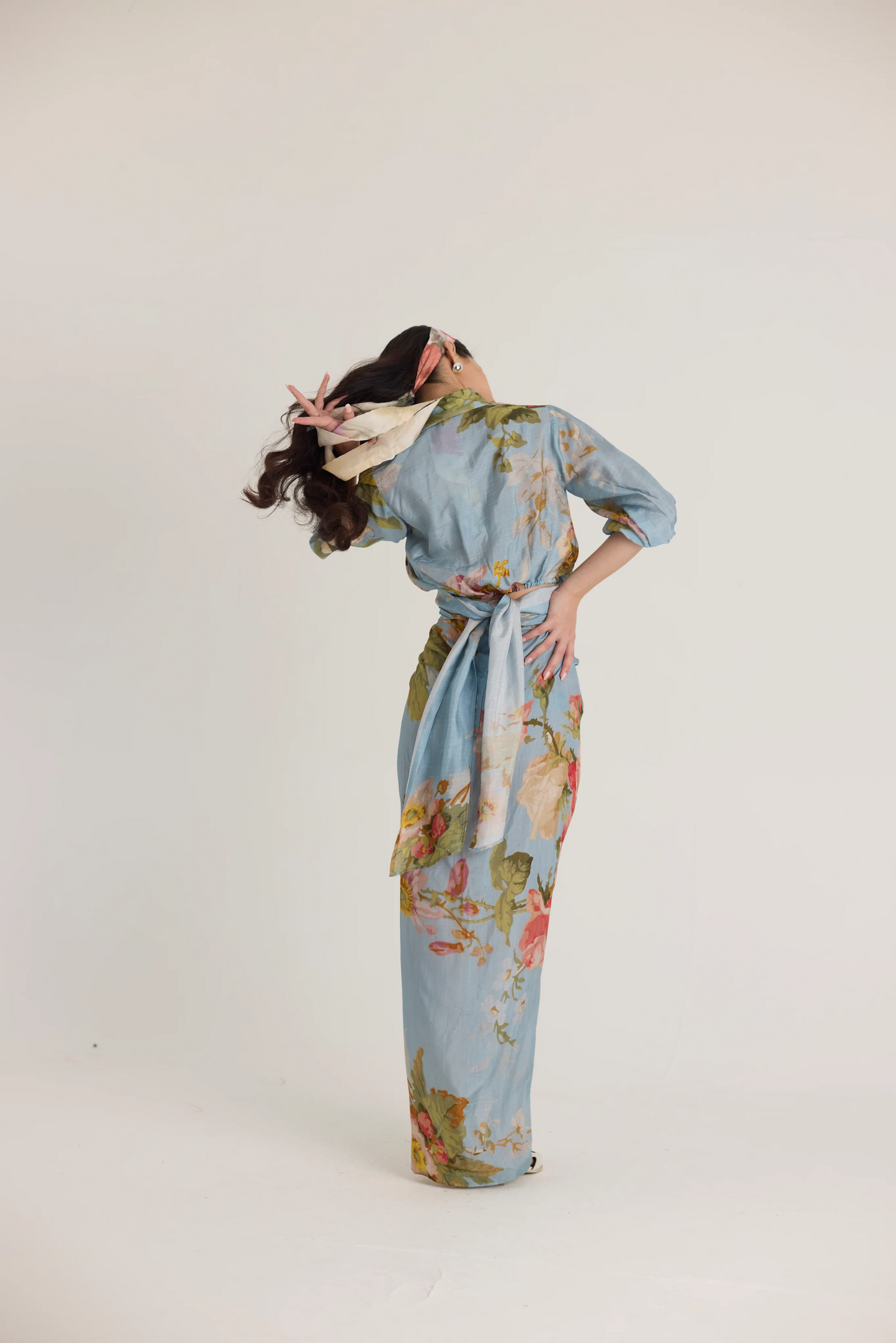 Taffy Tie Up Top & Skirt Set