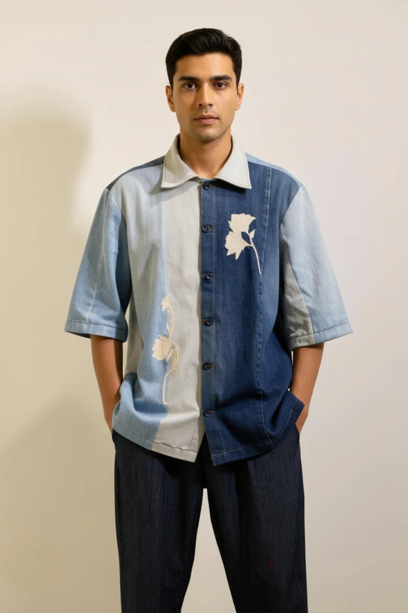 ANDES PANELLED SHIRT