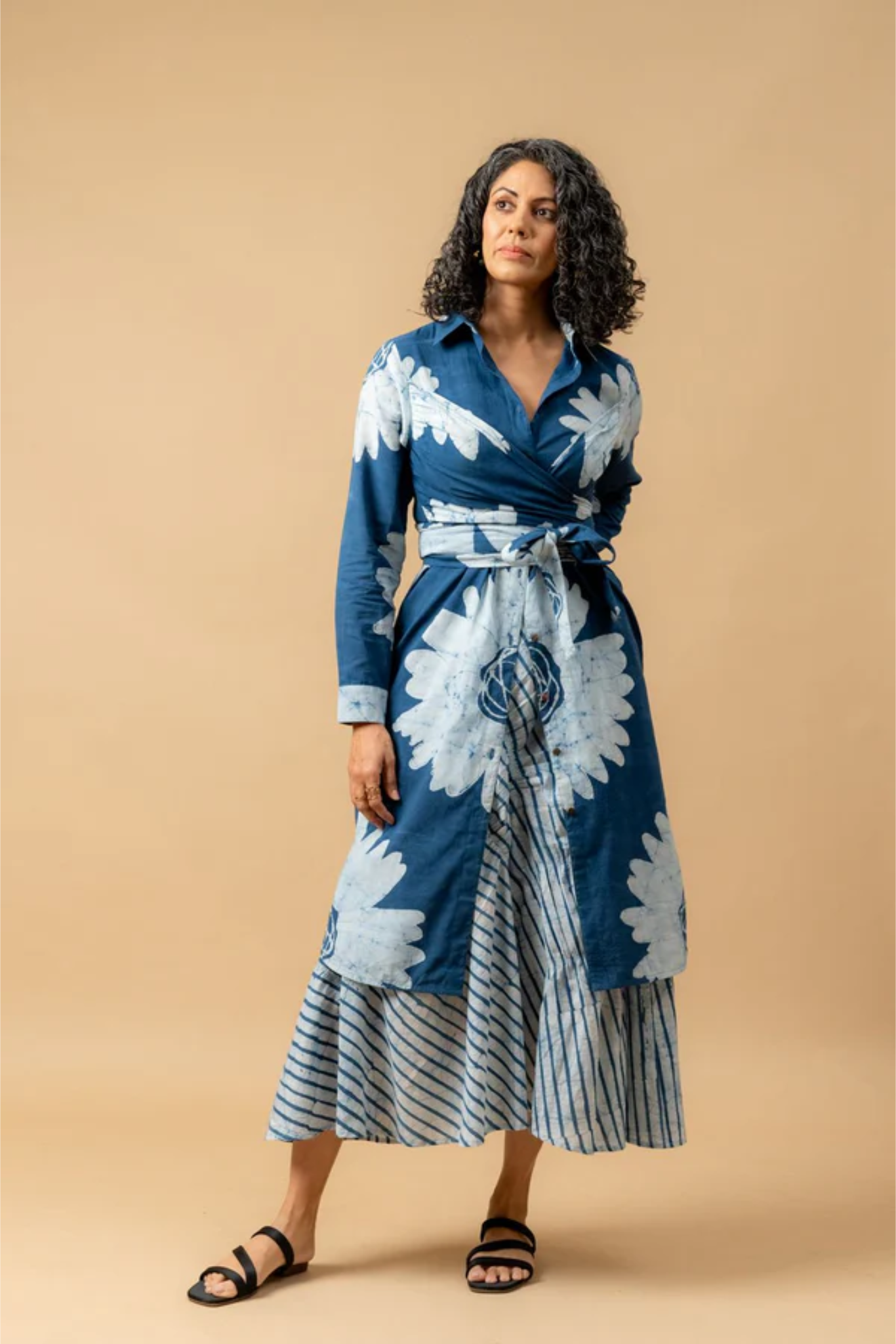 THEA BATIK FLOWER TUNIC