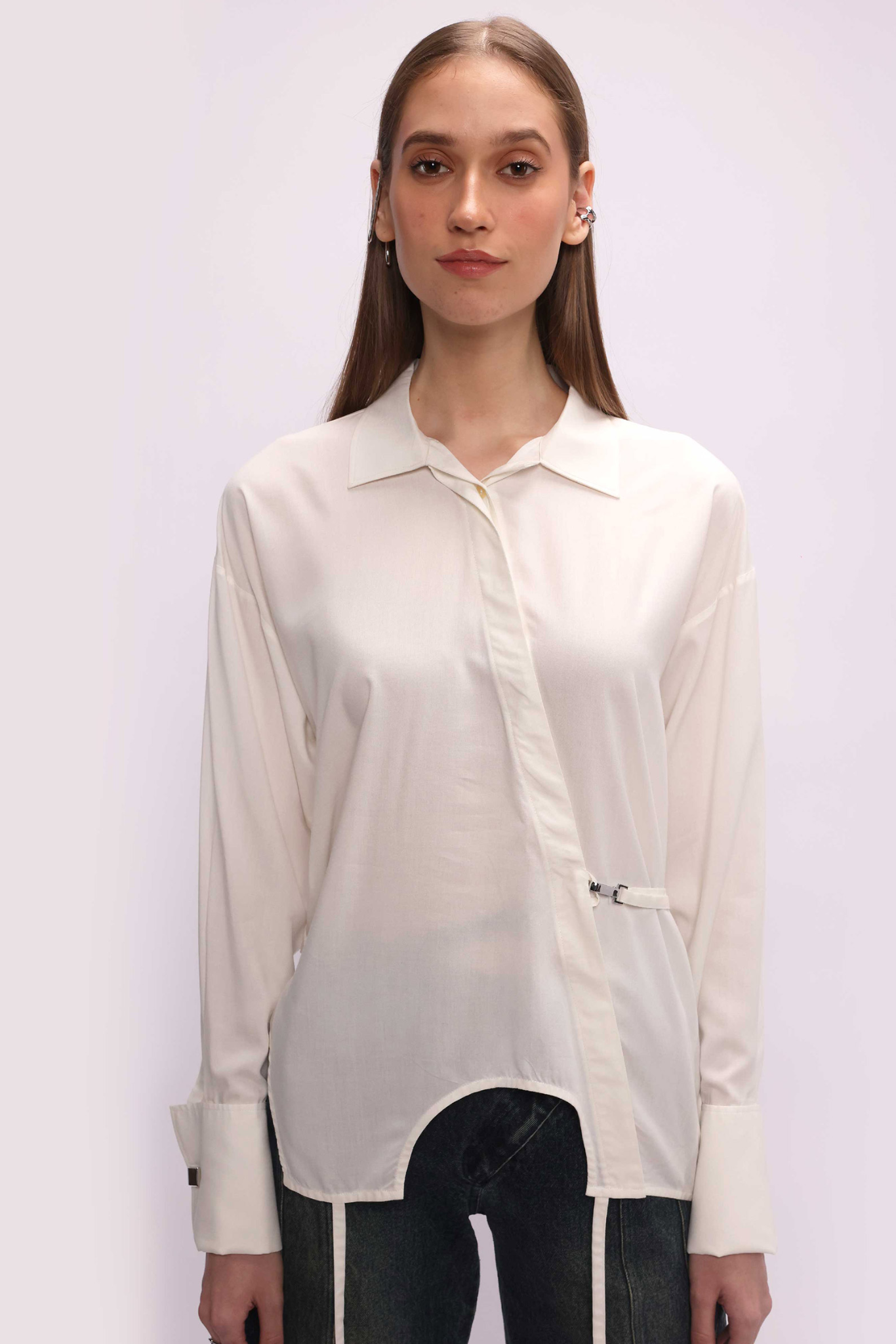Lady In White Aloe Vera Shirt