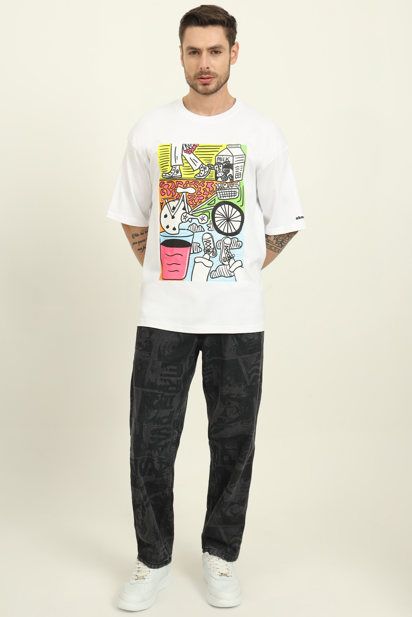 Milky Day Oversized Aesthetic T-shirt