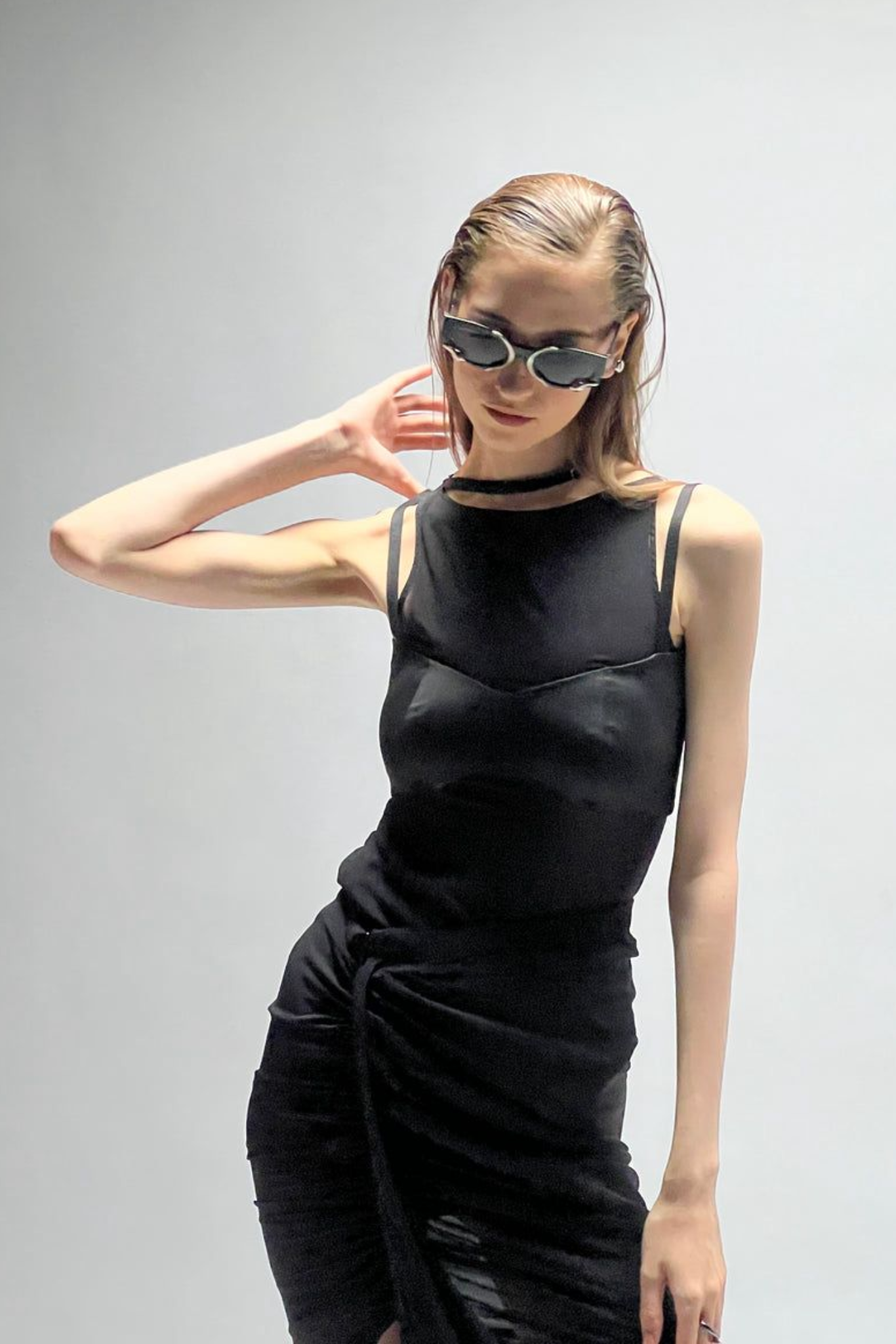 Pure Silk Drape Skirt