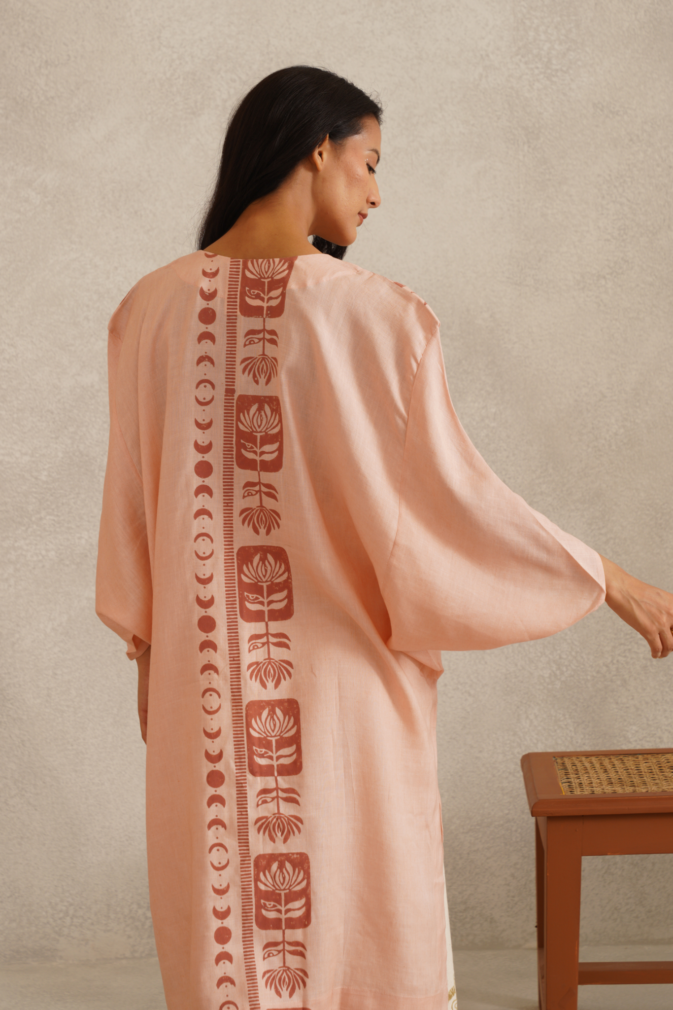 Solace Kurta - Salmon Pink