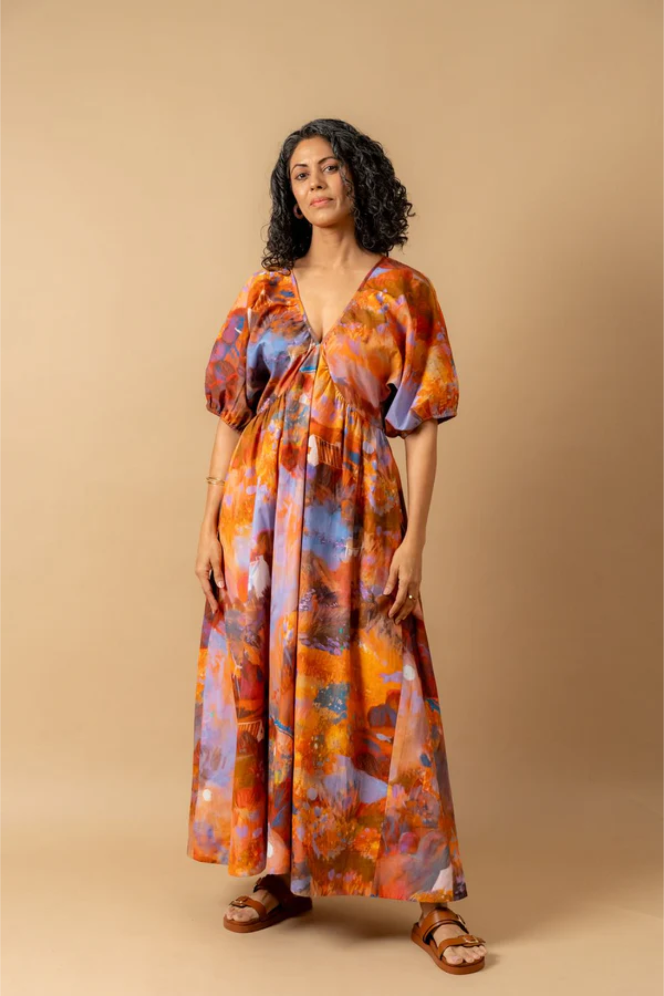 DEWBELL PRINTED DRESS