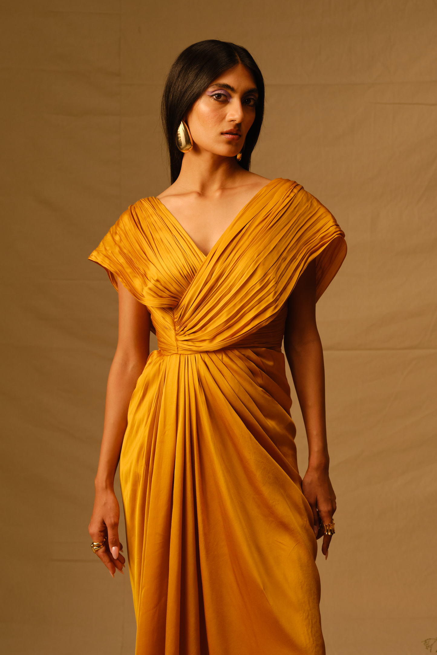 Golden Glow Dress