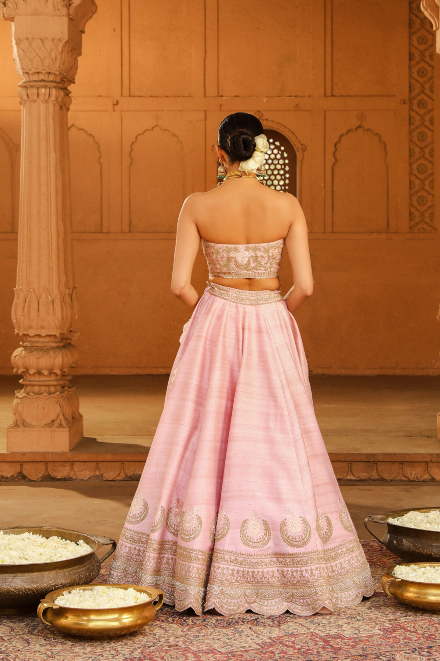 Razana Blush Pink Lehenga Set