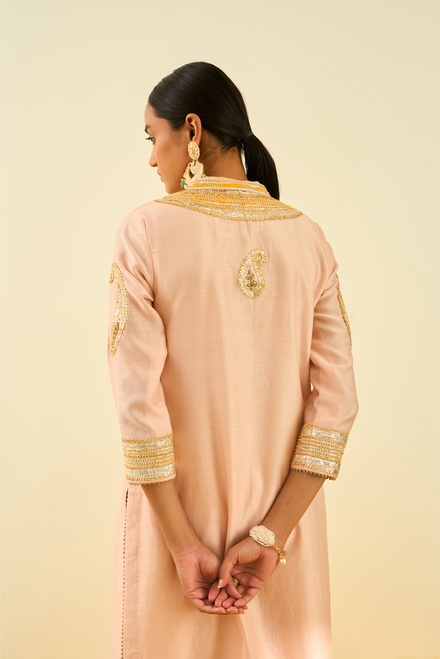 Aliyah Kurta With Palazzo Rose Pink