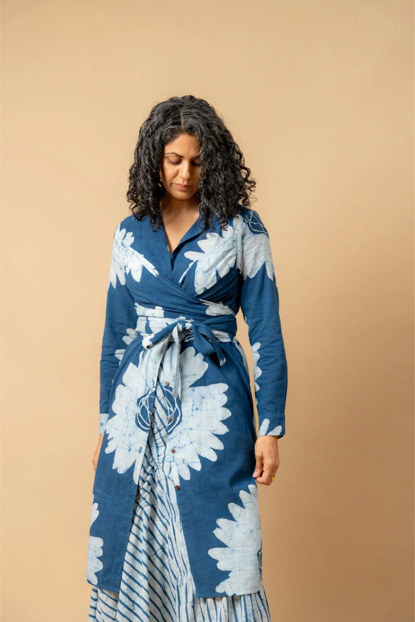 THEA BATIK FLOWER TUNIC