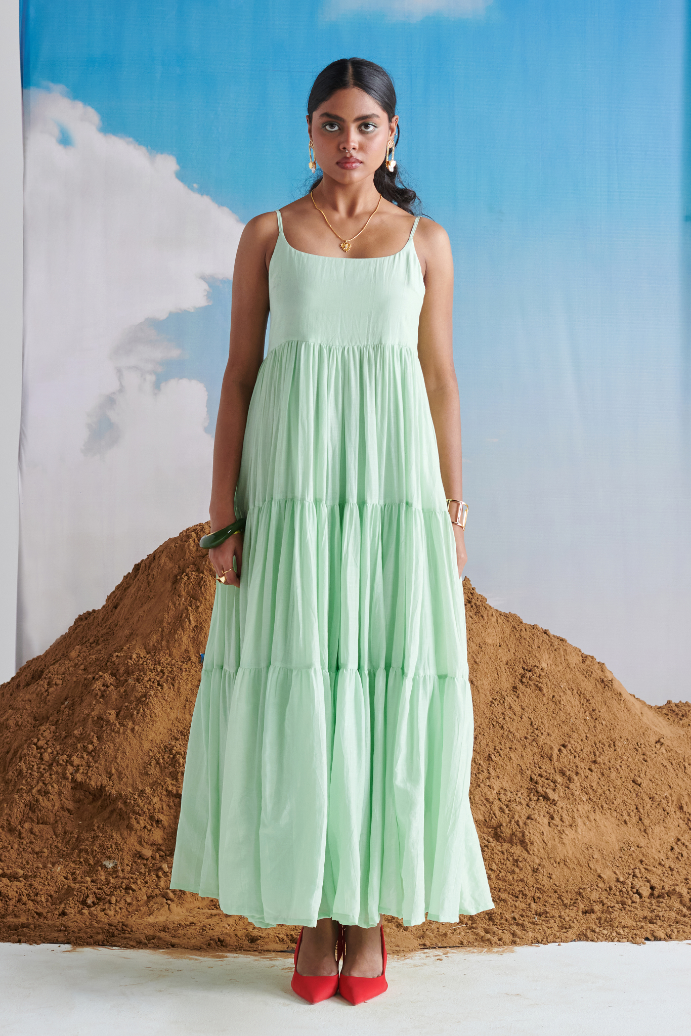 MINTY MEHFIL DRESS