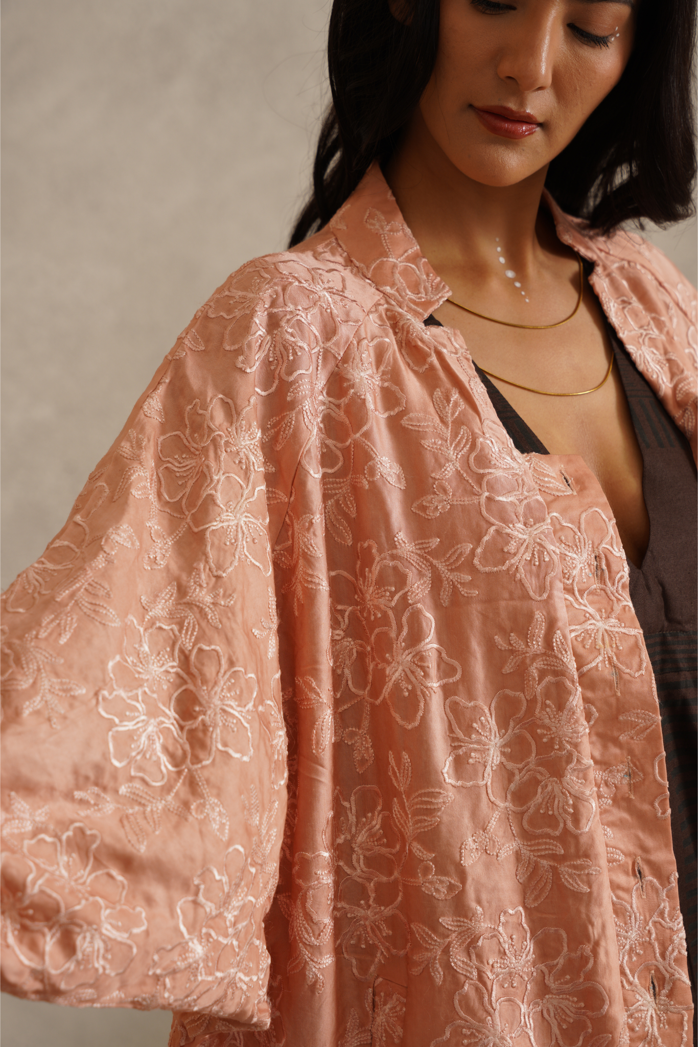 Embrace cape - Salmon Pink