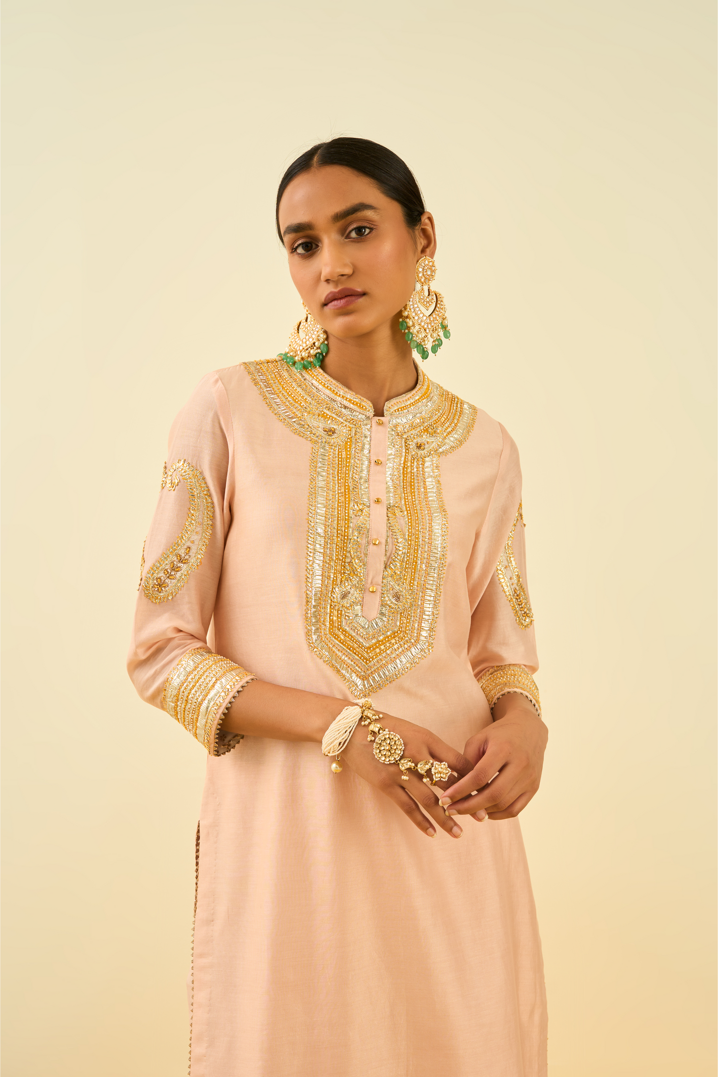 Aliyah Kurta With Palazzo Rose Pink