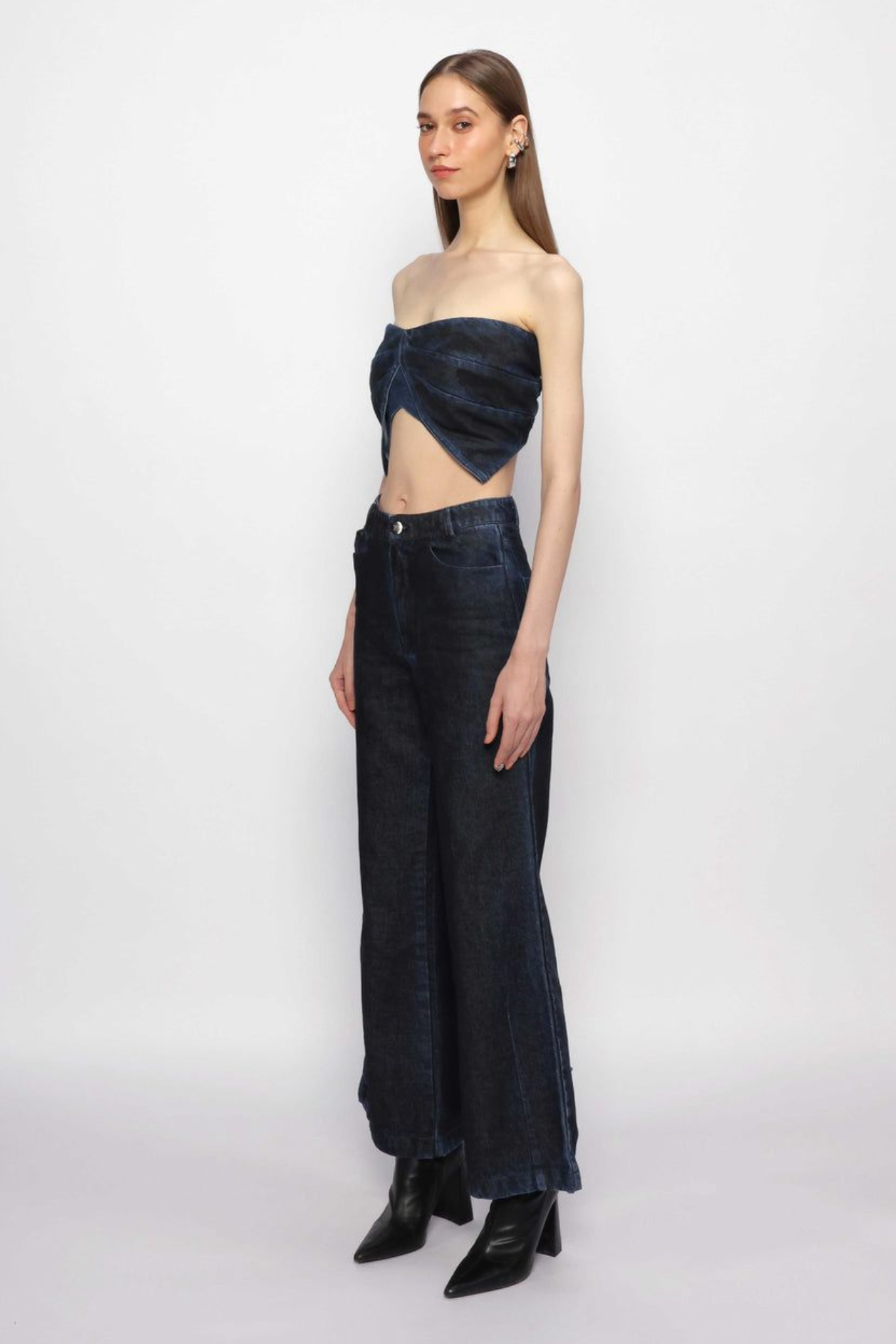 Diffused Denim Pants