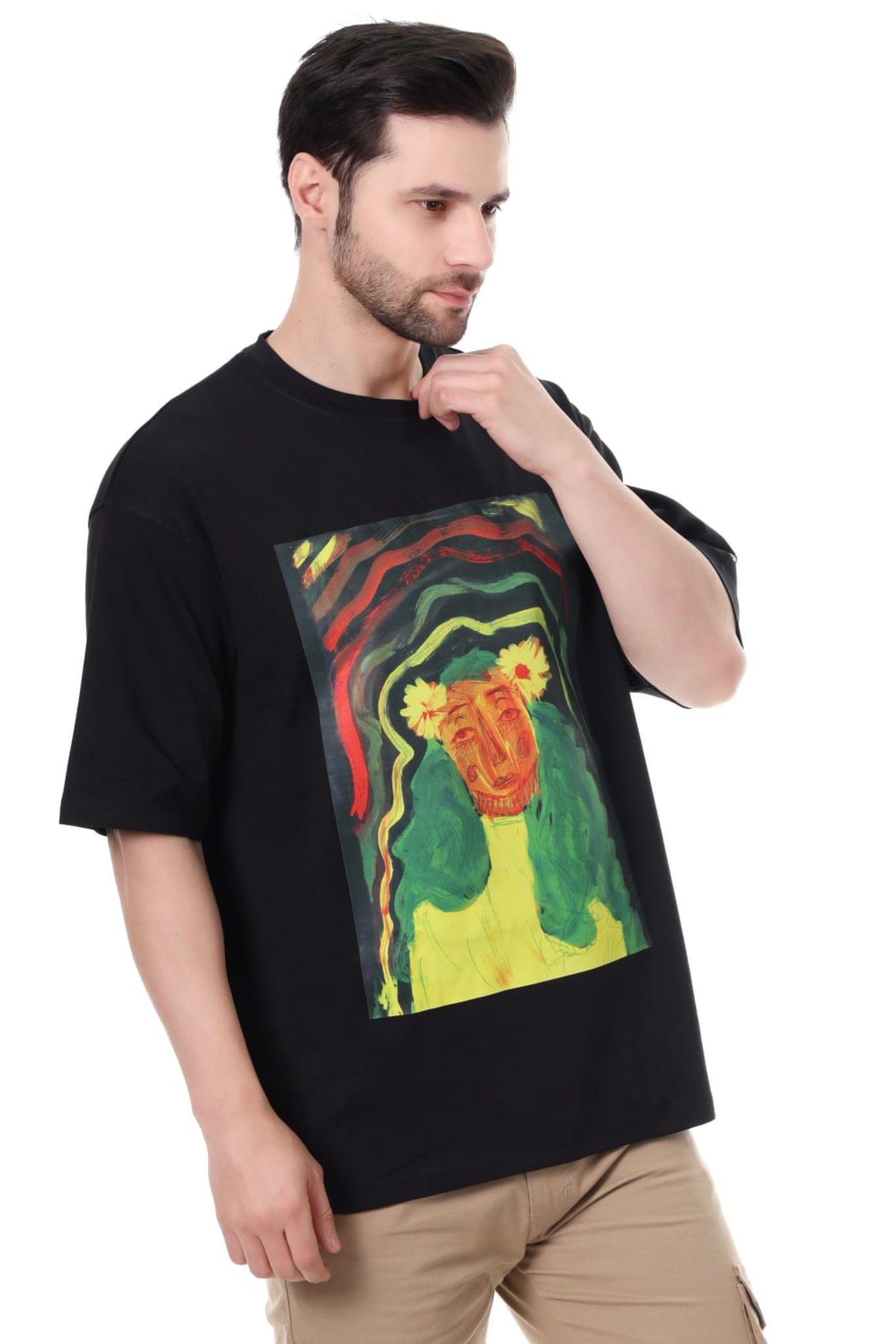 Straight Outta Gallery | Oversized Aesthetic T-shirt