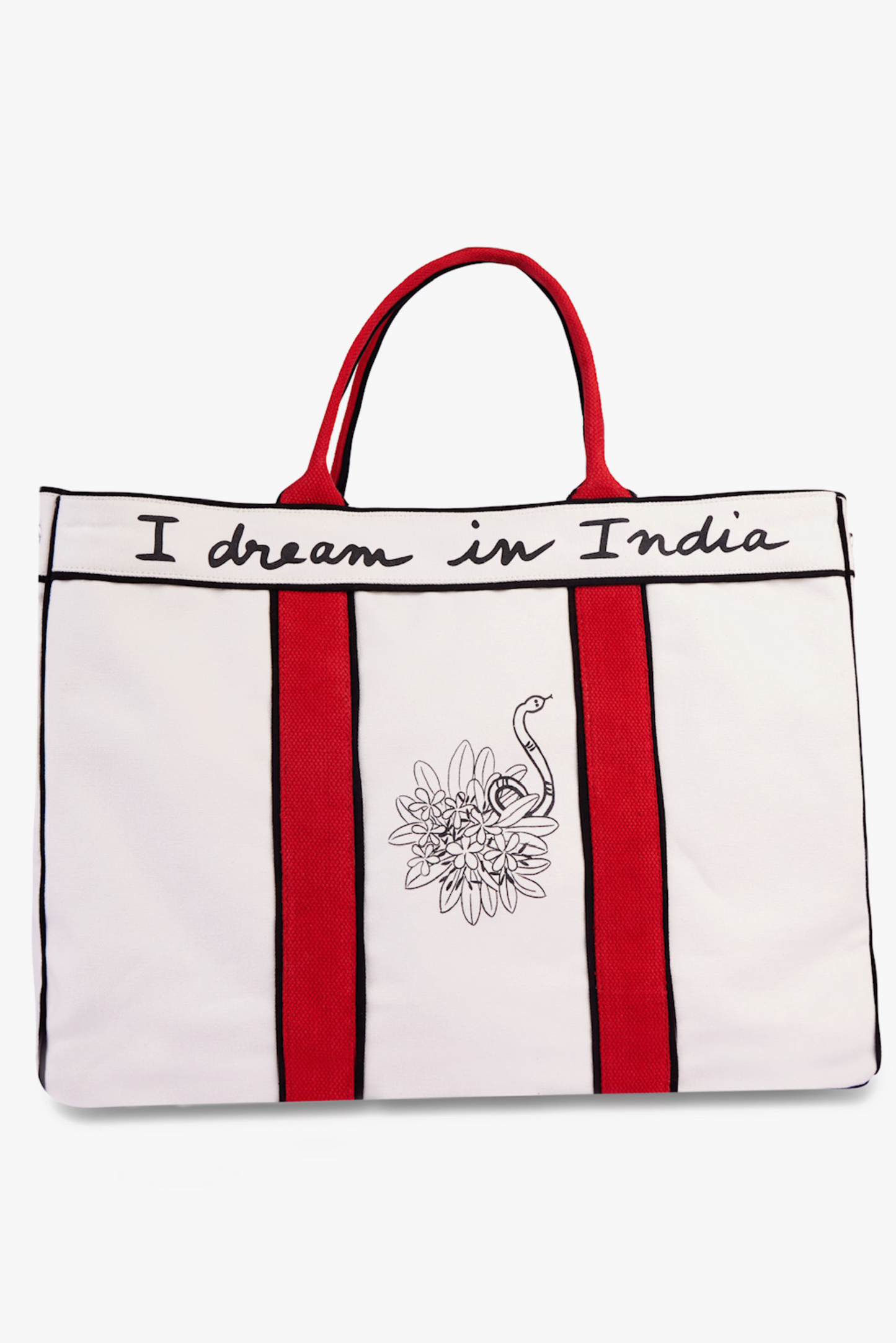 The India Tote - Poppy Red