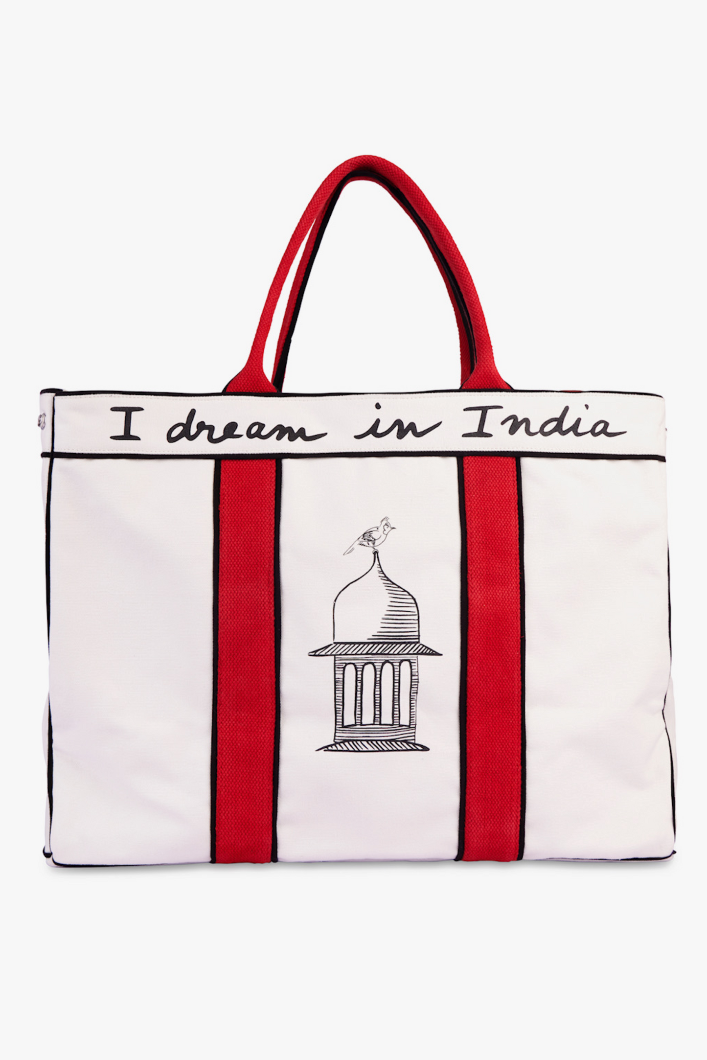 The India Tote - Poppy Red