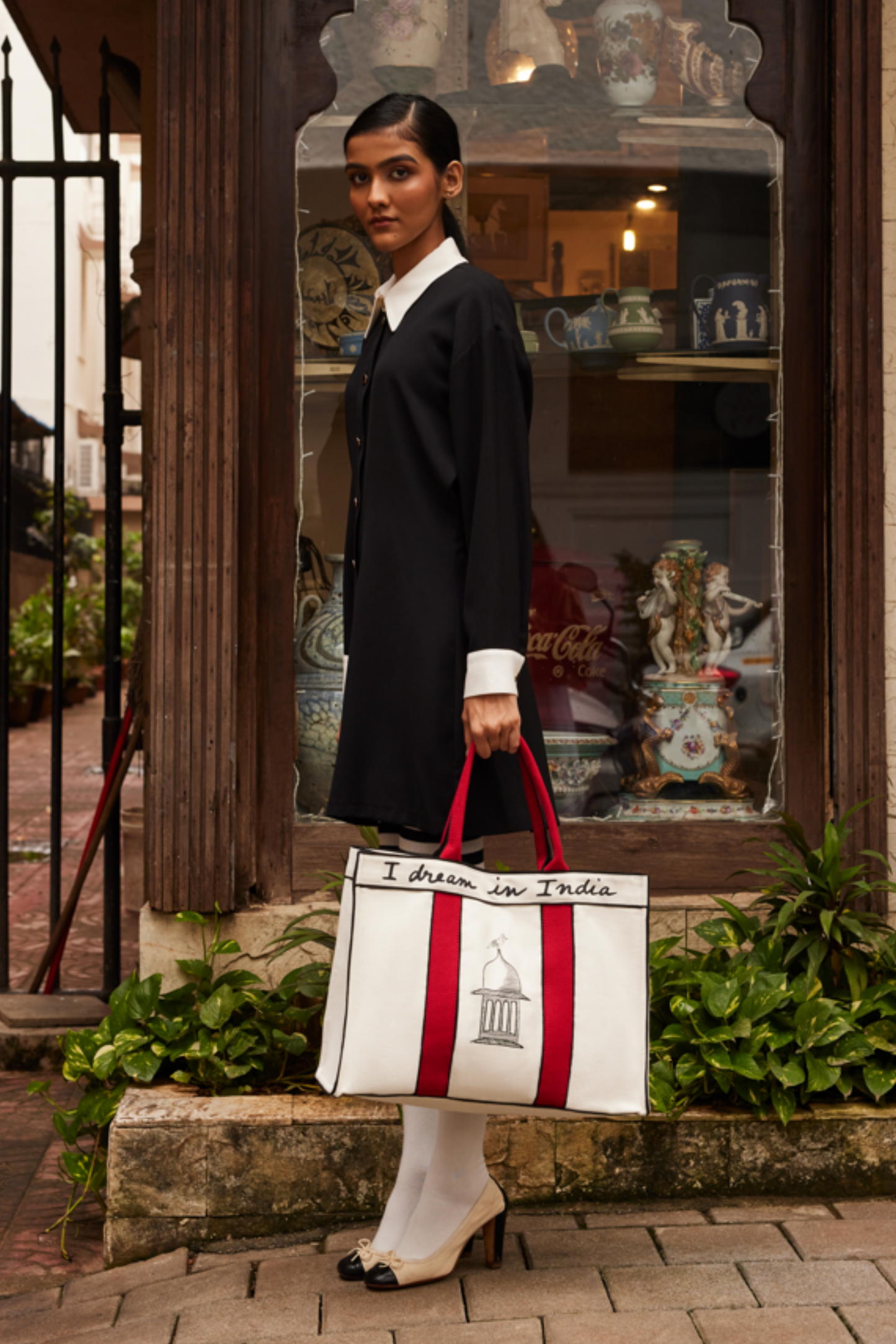 The India Tote - Poppy Red