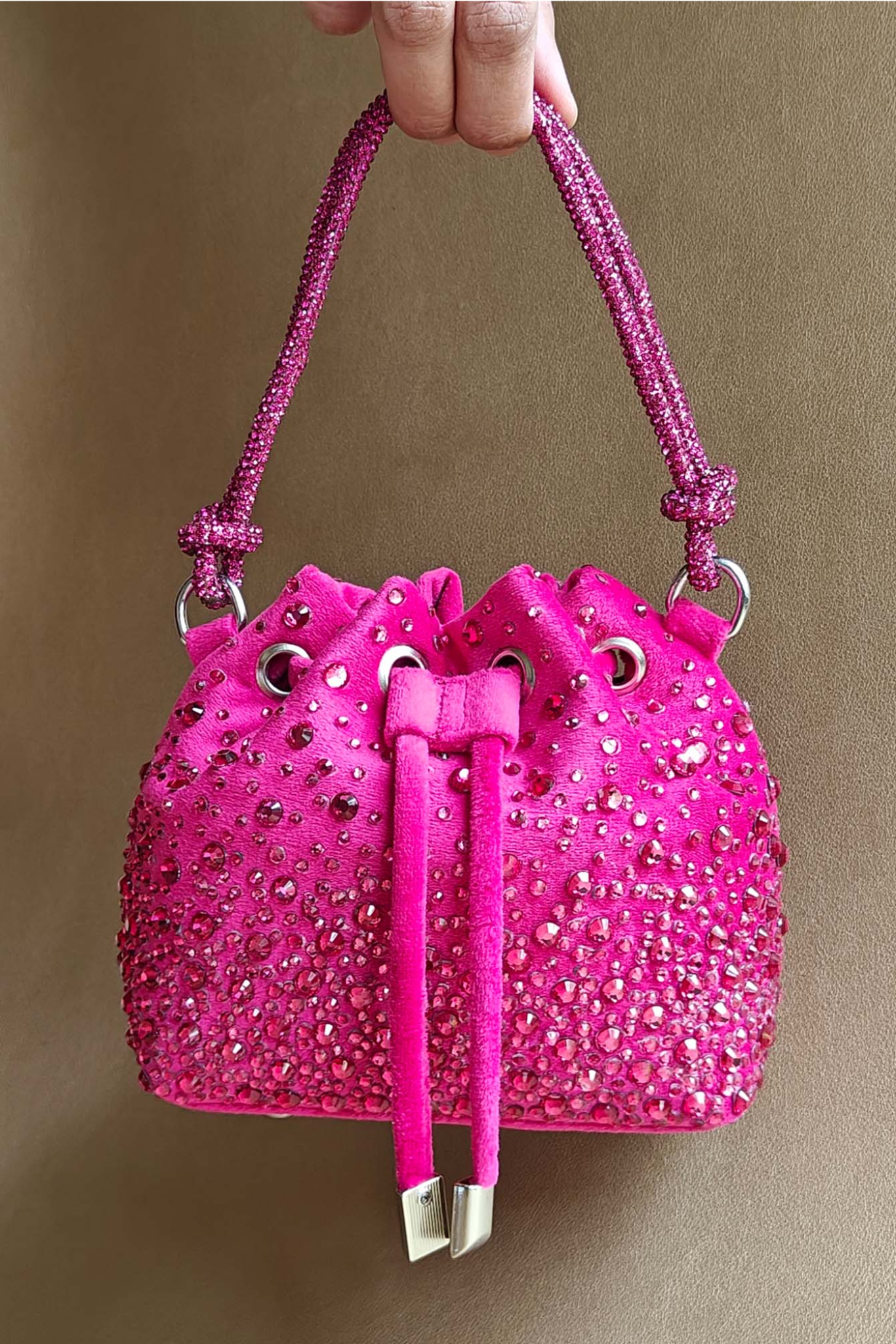 Micro Bucket Bag - Hot Pink