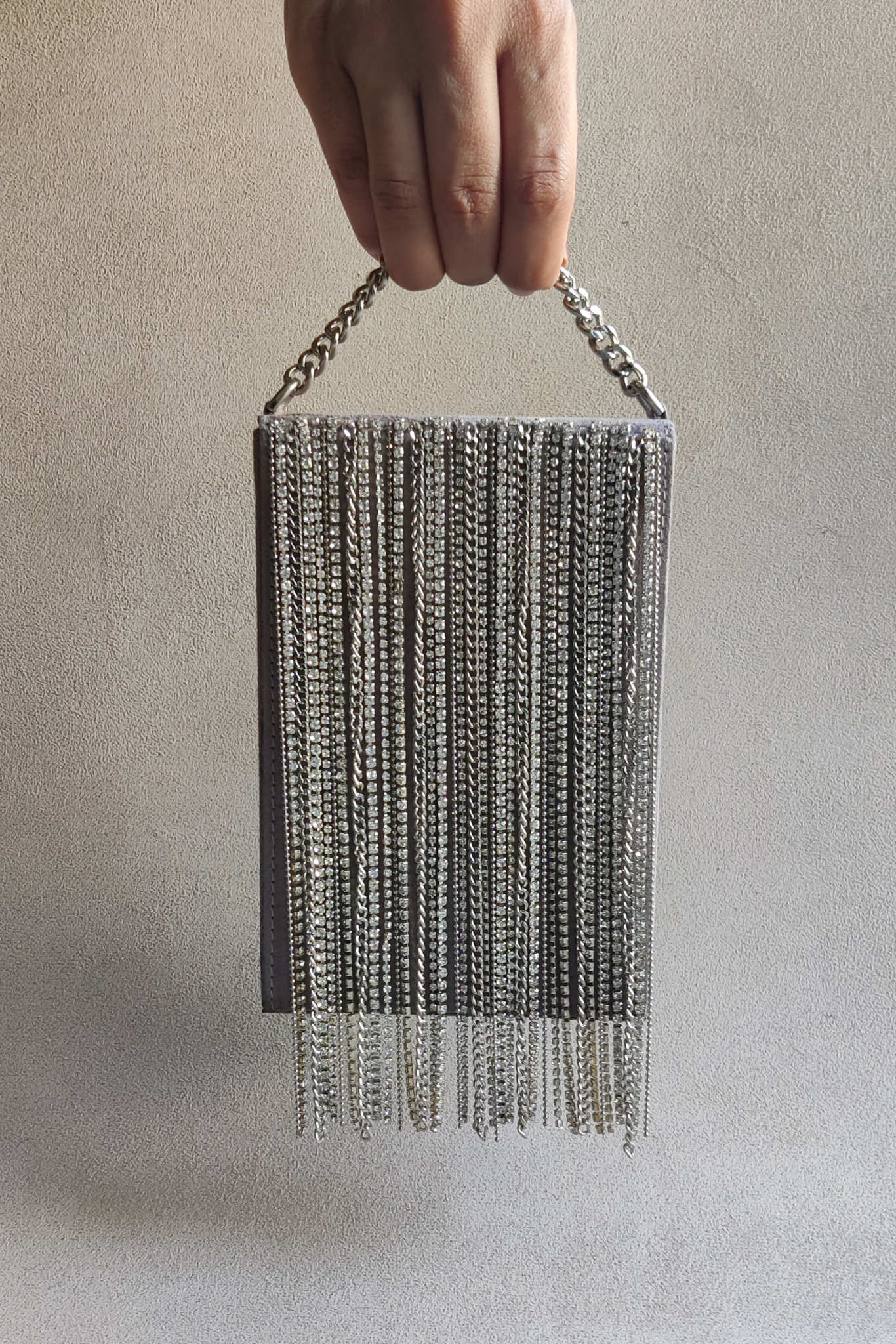 Disco Bag - Silver Grey