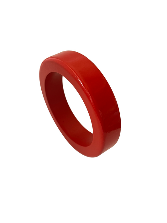 Narrow Red Bangle