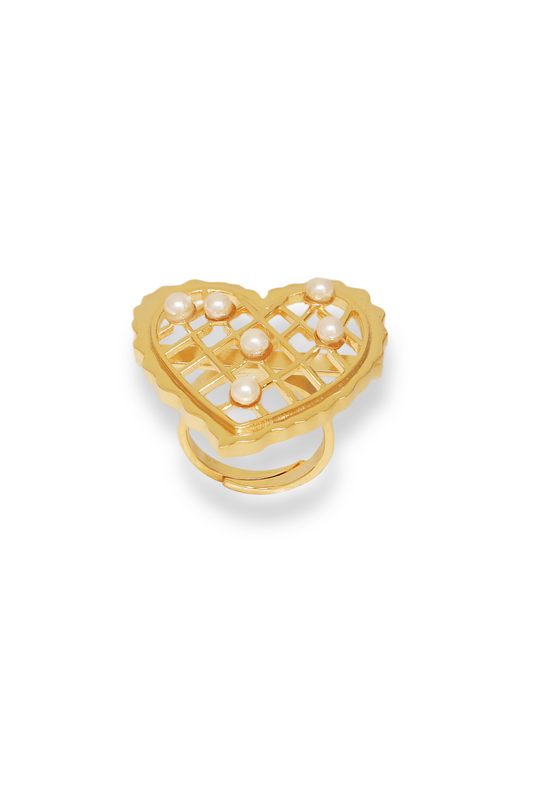 Loves Vow Ring - Golden