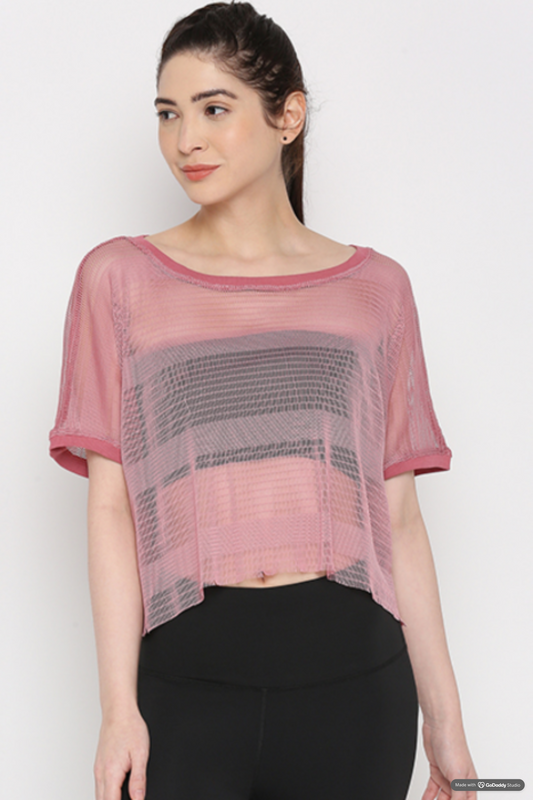 Pink Netted Top