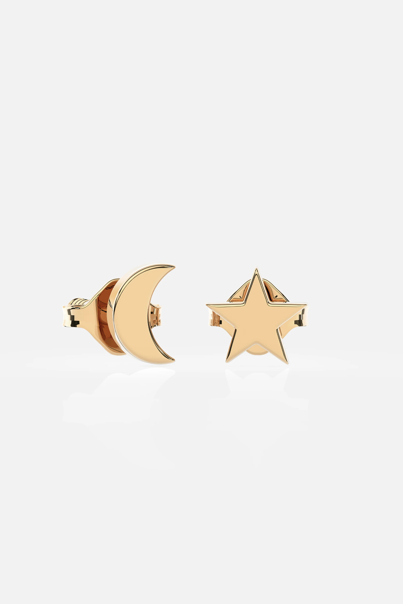 Star & Moon Studs
