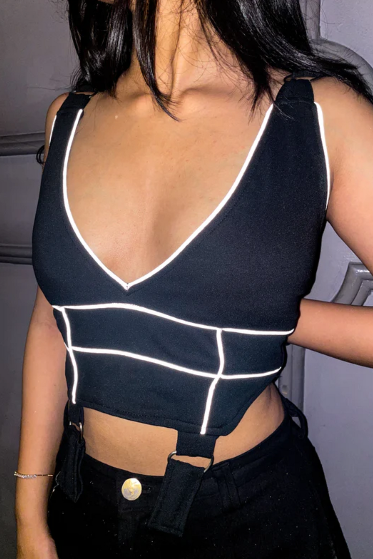 Black Outline Top