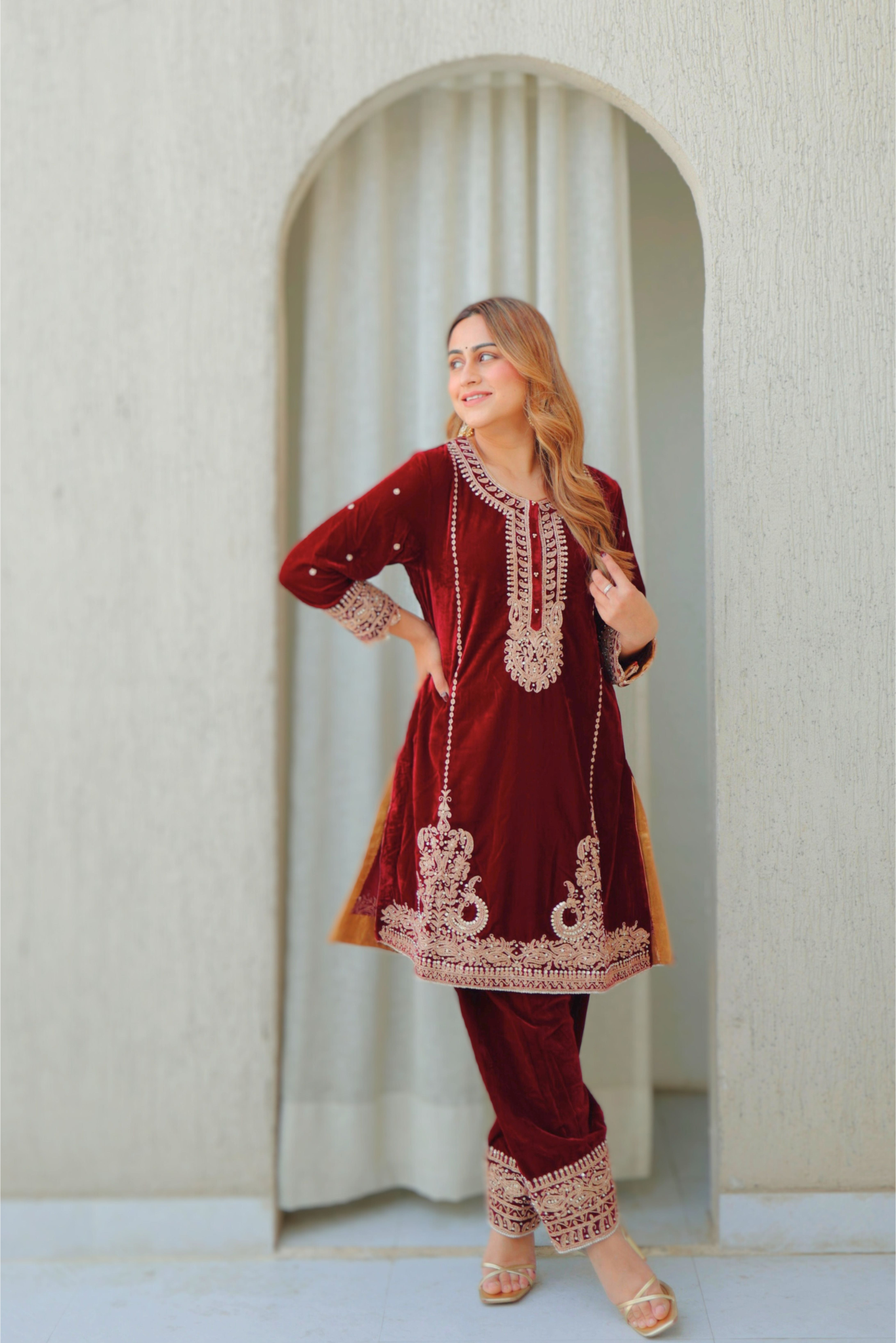 Ayat - Short Kurta with Salwar