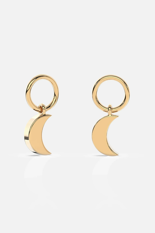 Moon Hoop Charm