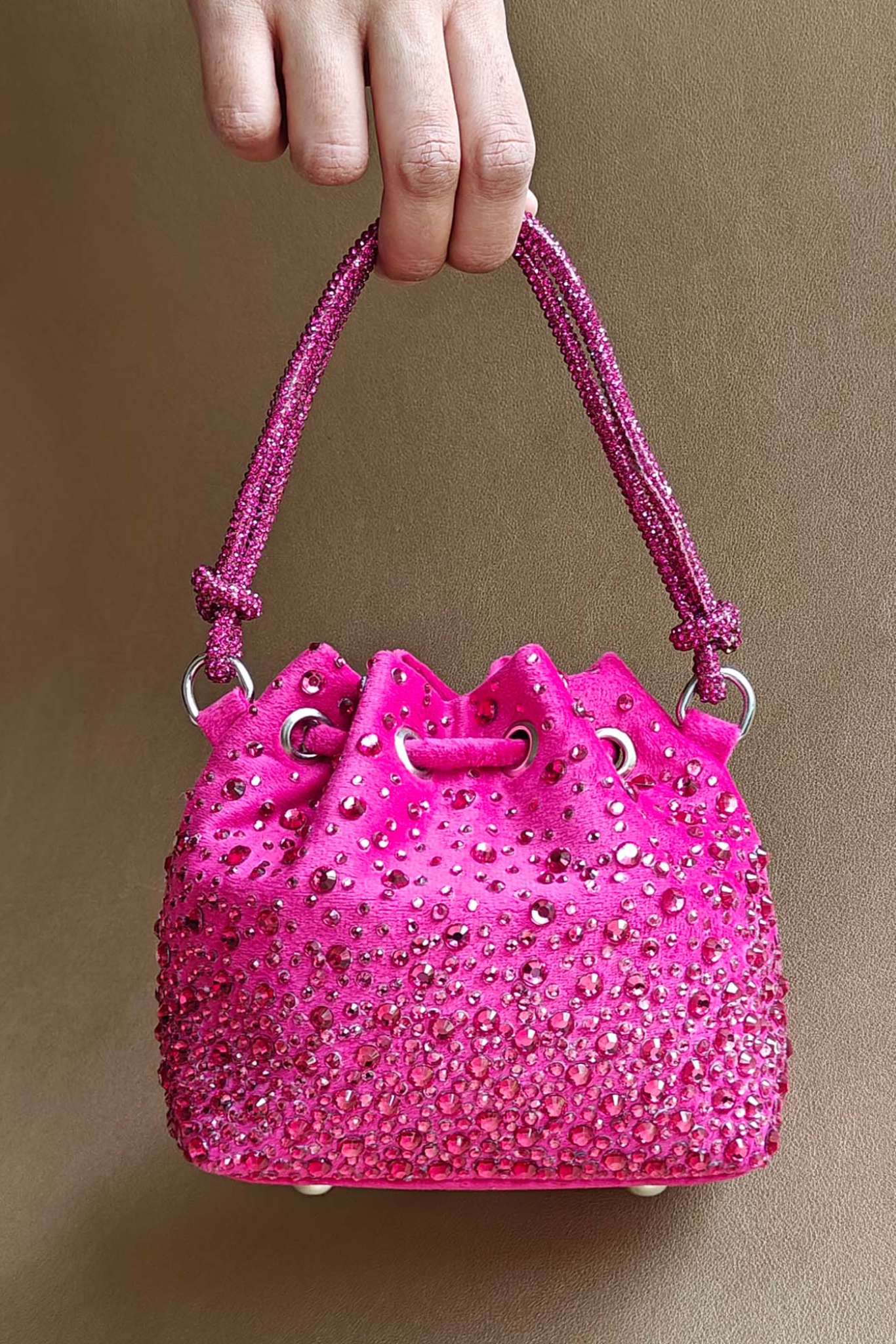 Micro Bucket Bag - Hot Pink