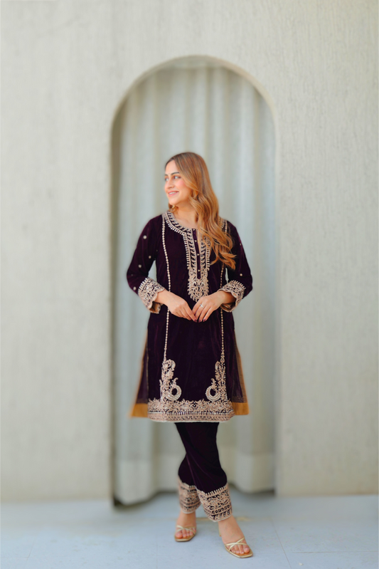 Ayat - Short Kurta with Salwar