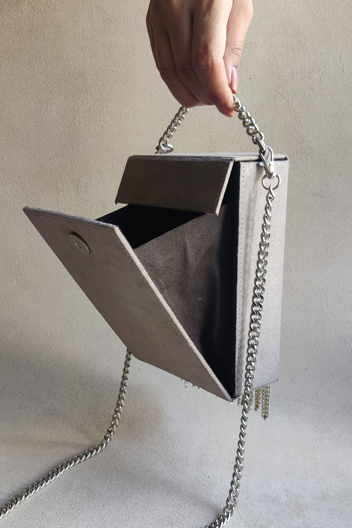 Disco Bag - Silver Grey