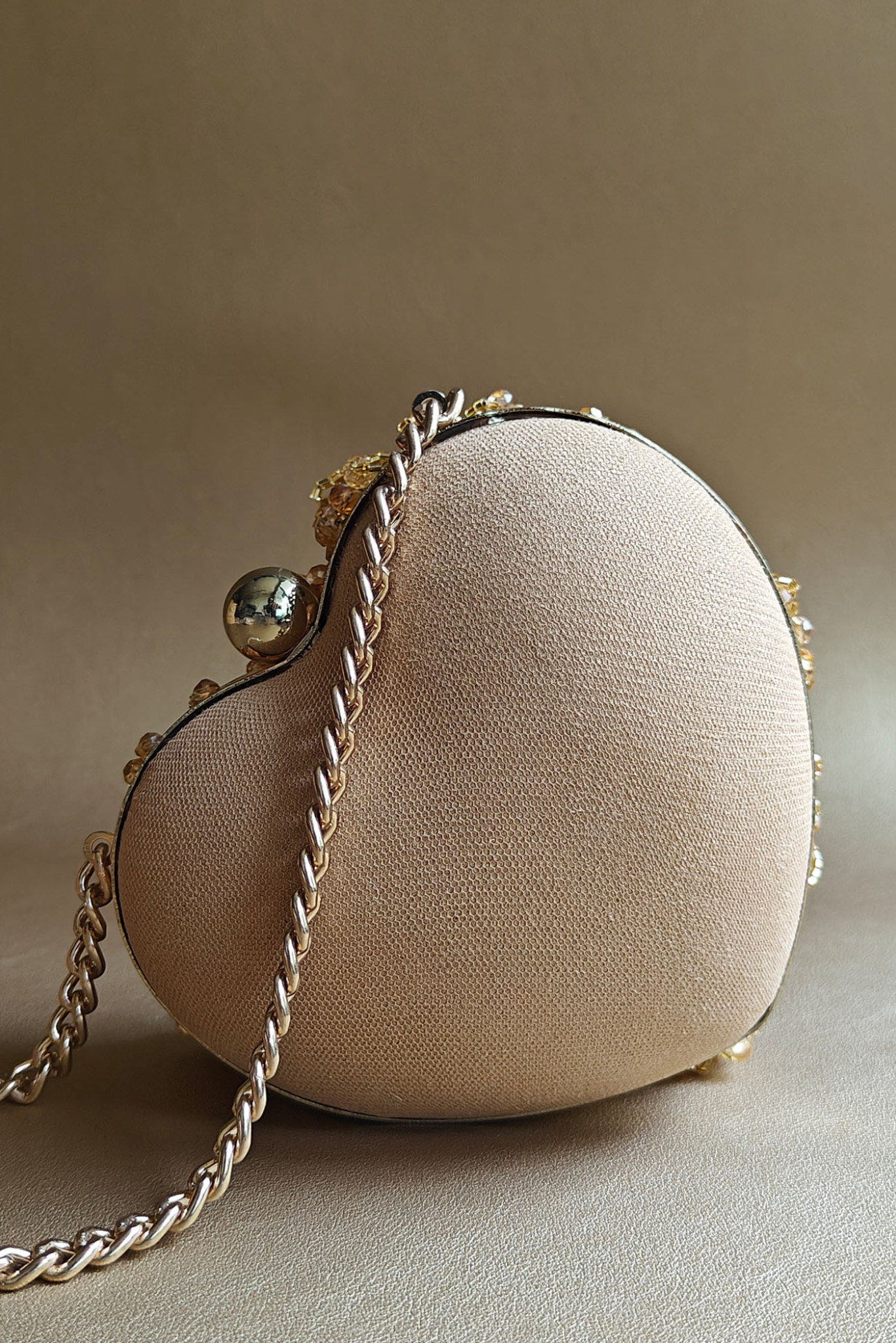 Micro Heart Bag - Gold