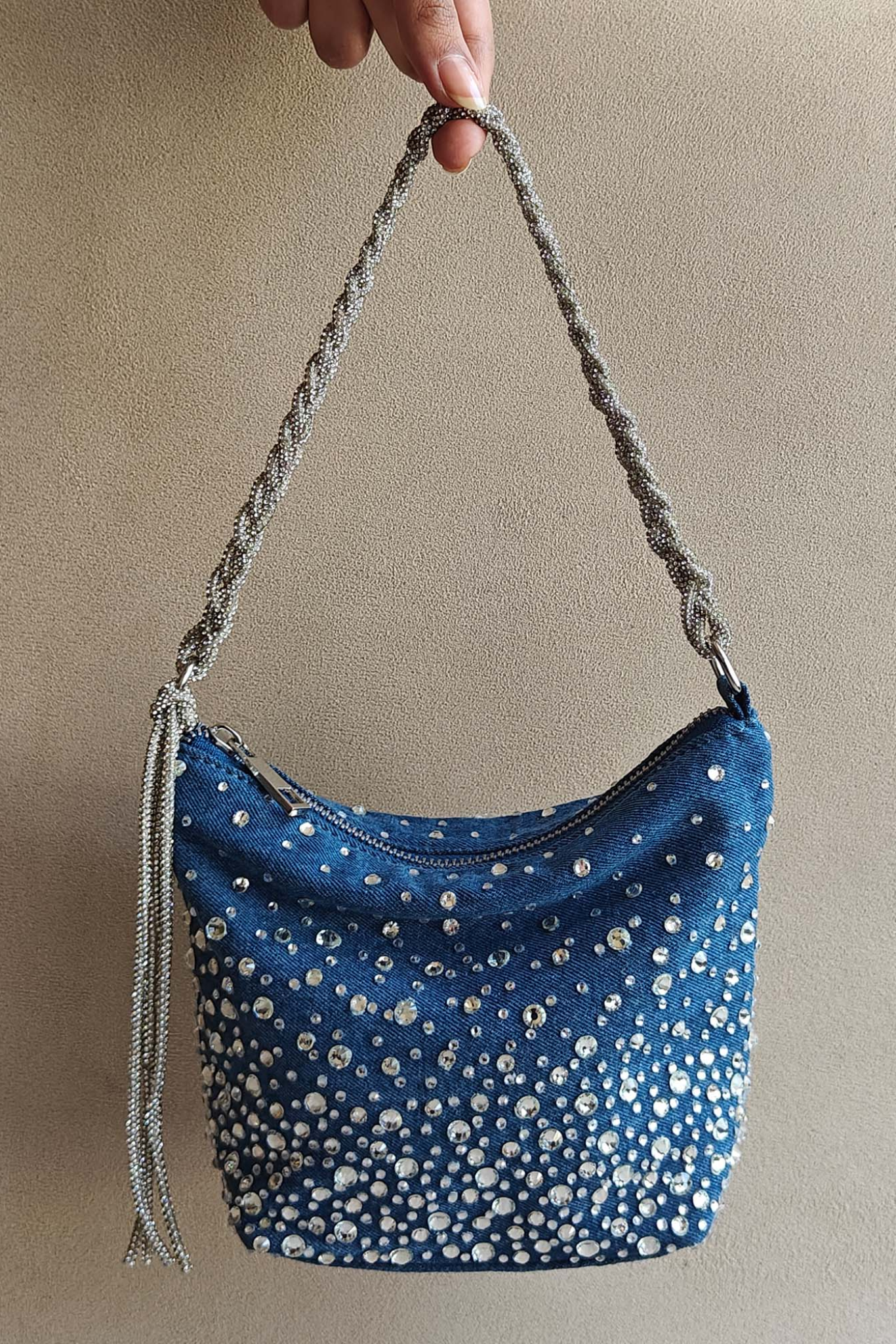 Denim Hobo Bag