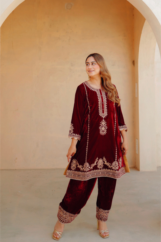 Asiyah - Short Kurta with Salwar