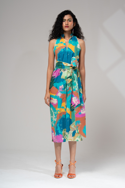 Bay Tie Up Dress