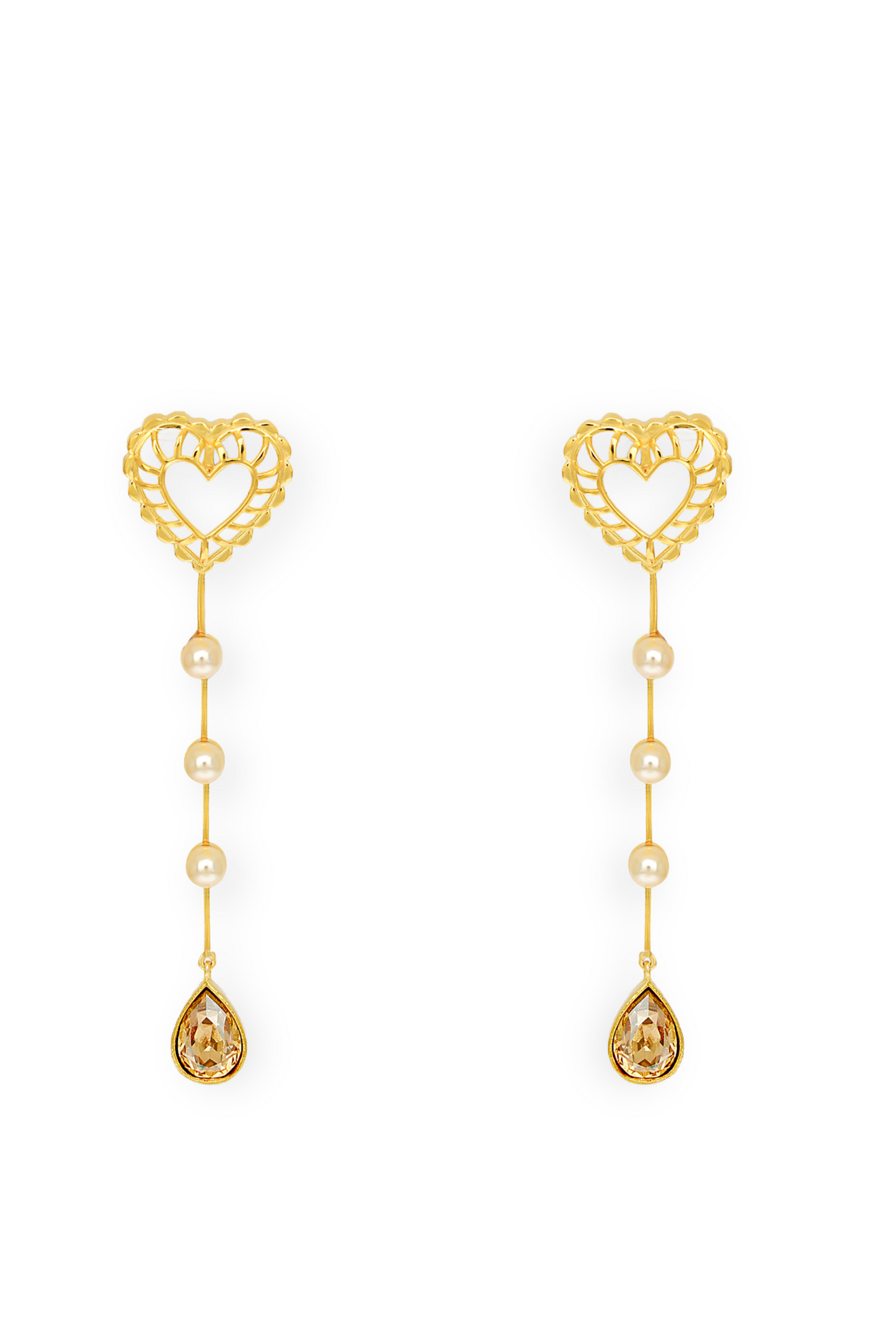 Sweet Serenade Earrings - Golden