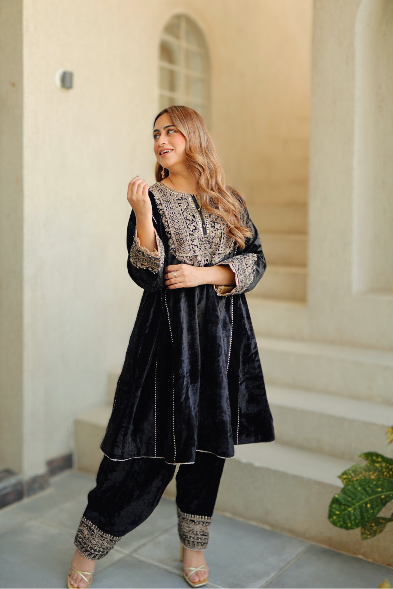 Ayat - Short Kurta with Salwar