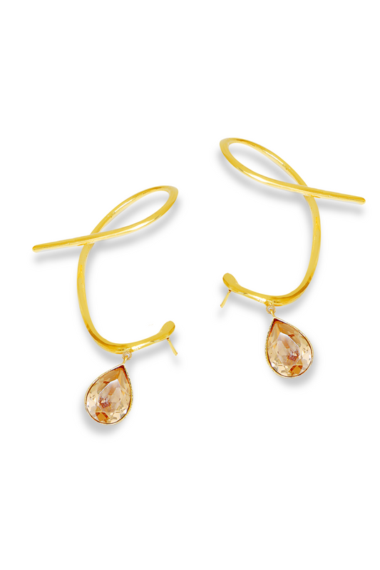 Eternal Echo Earrings - Golden