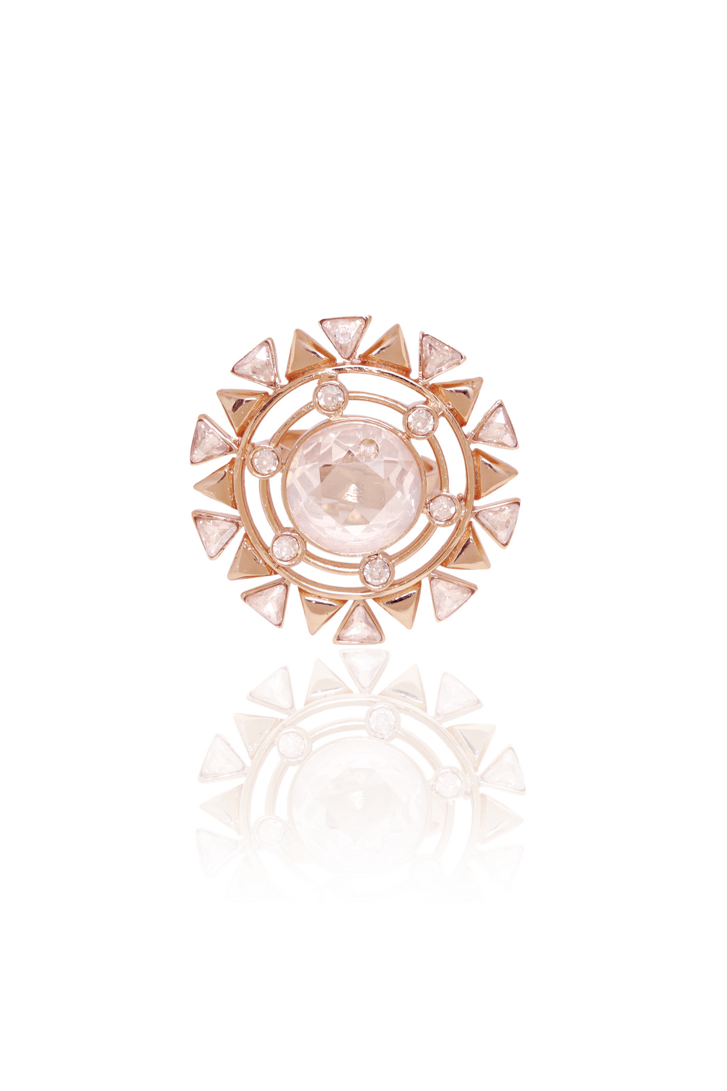 Setting Sun Ring - Rosegold