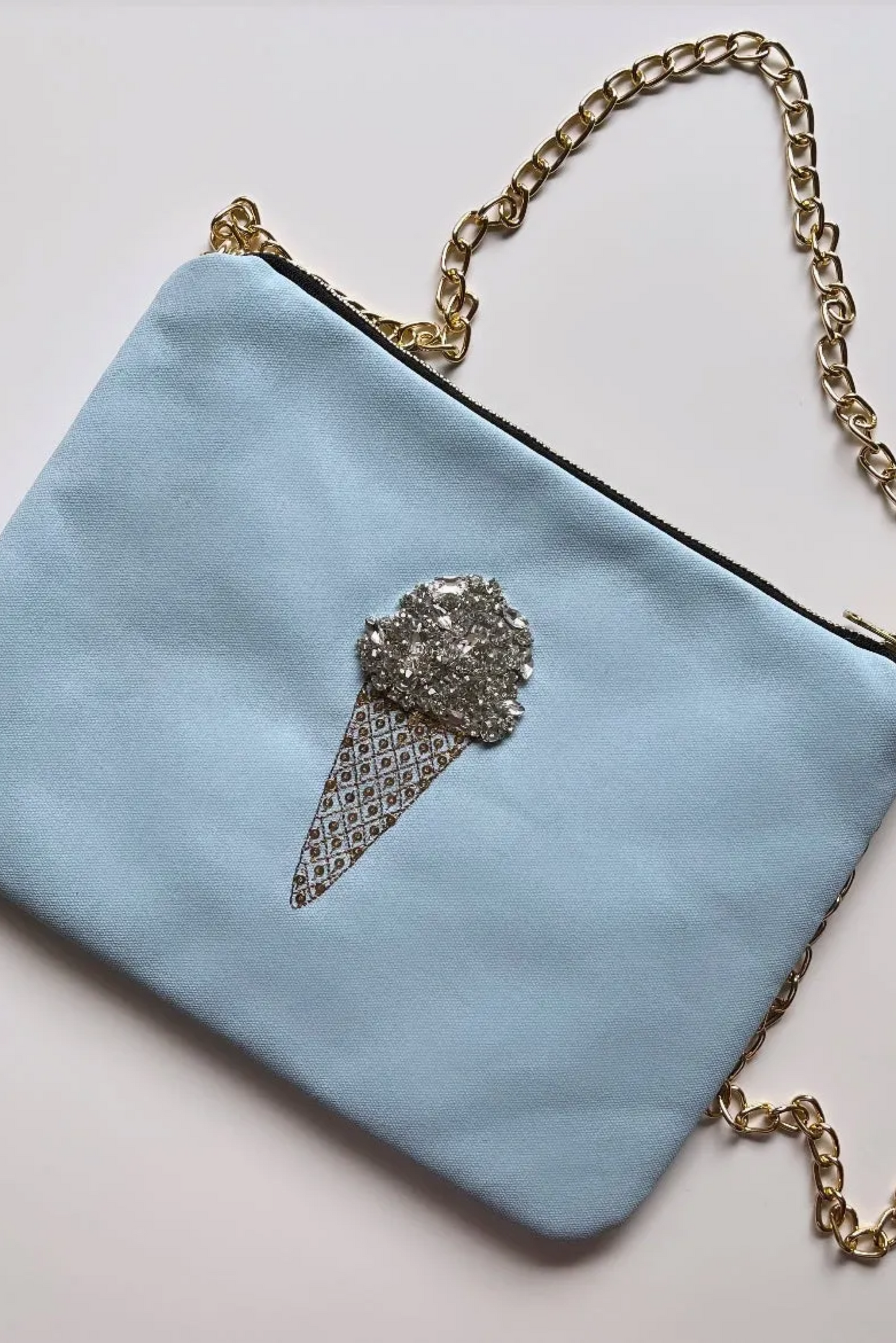 Ice Cream Pochette ( Minty Blue)