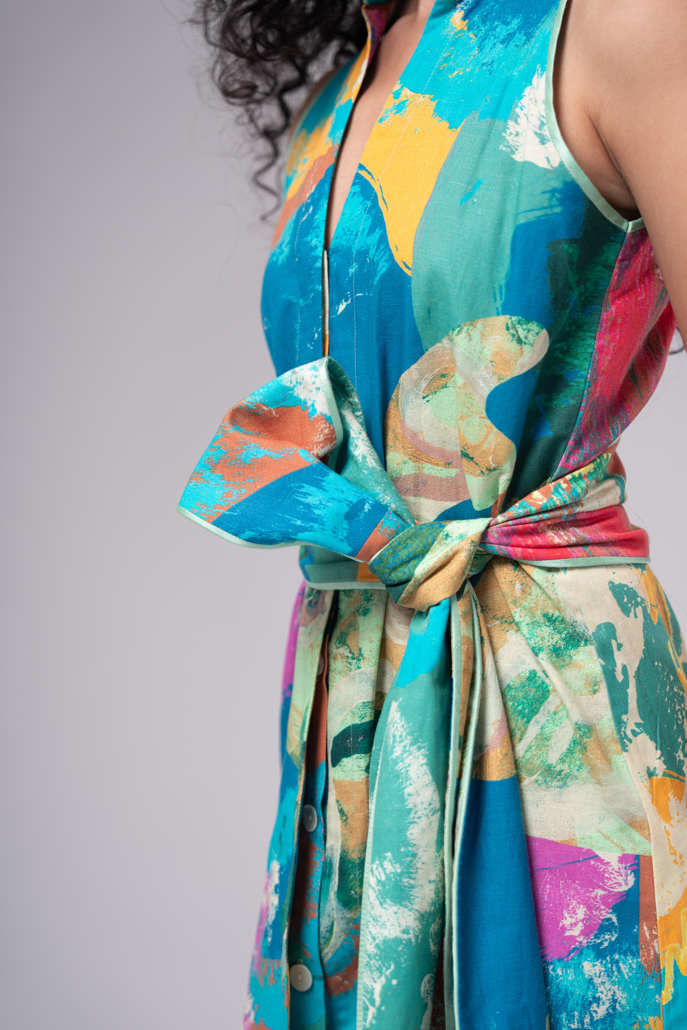 Bay Tie Up Dress