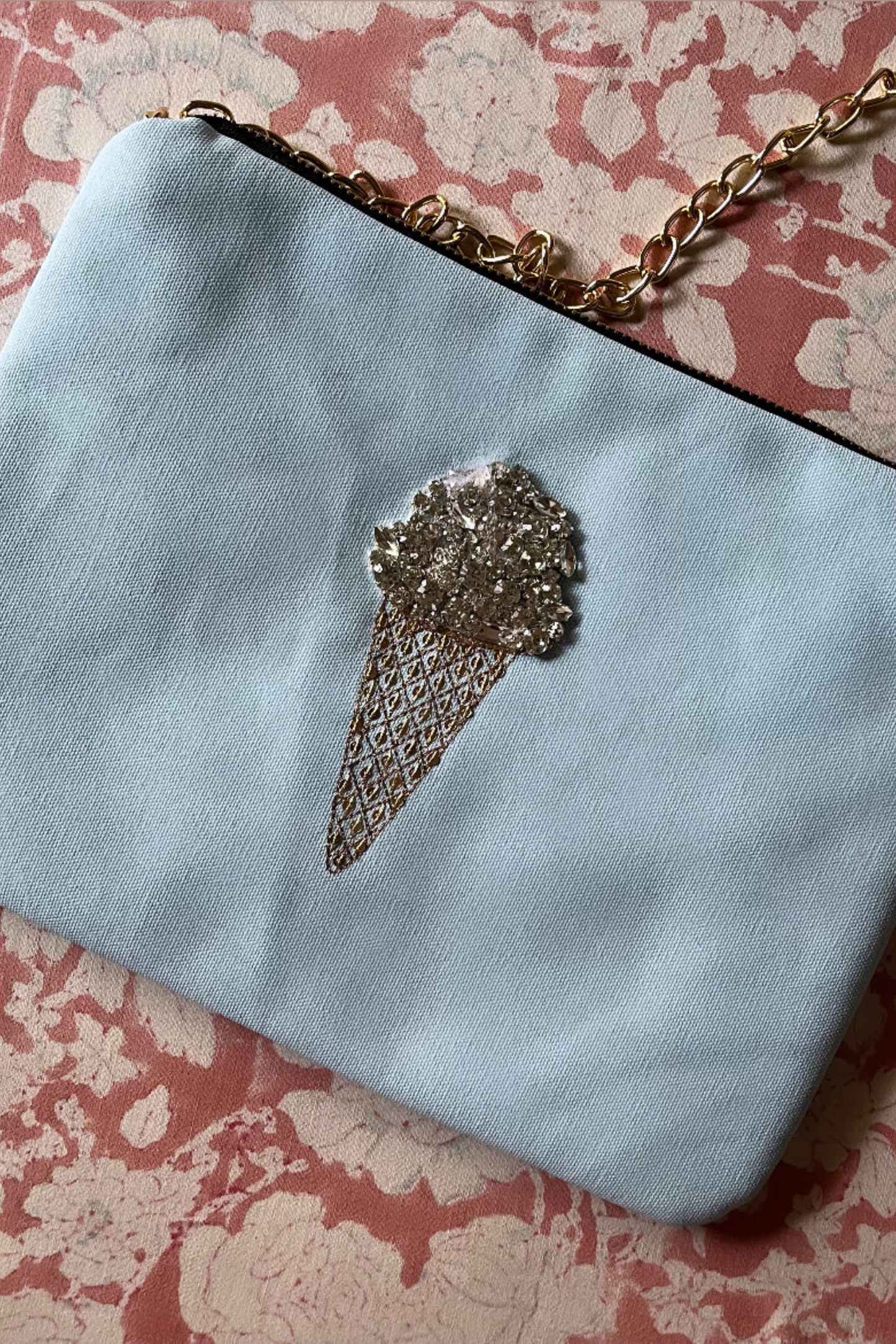 Ice Cream Pochette ( Minty Blue)