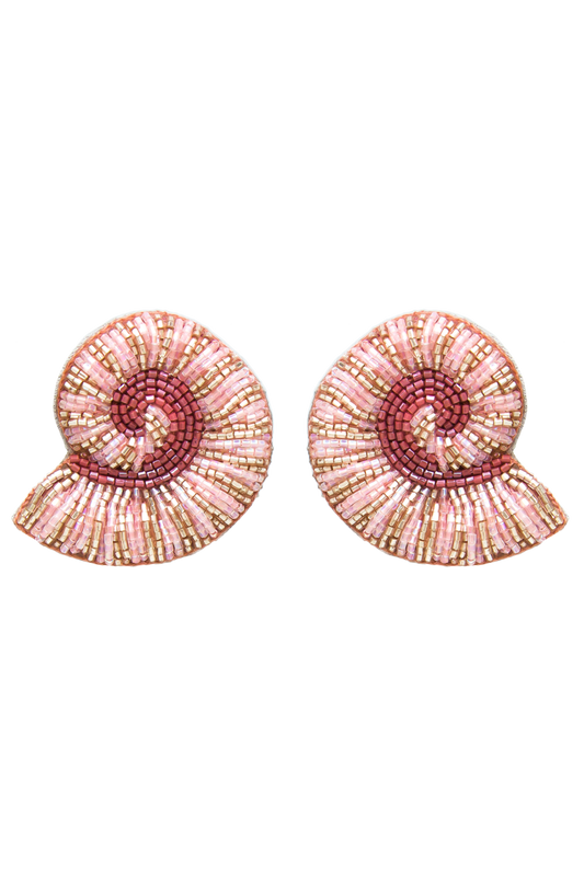 SPIRAL SHELL EARRINGS